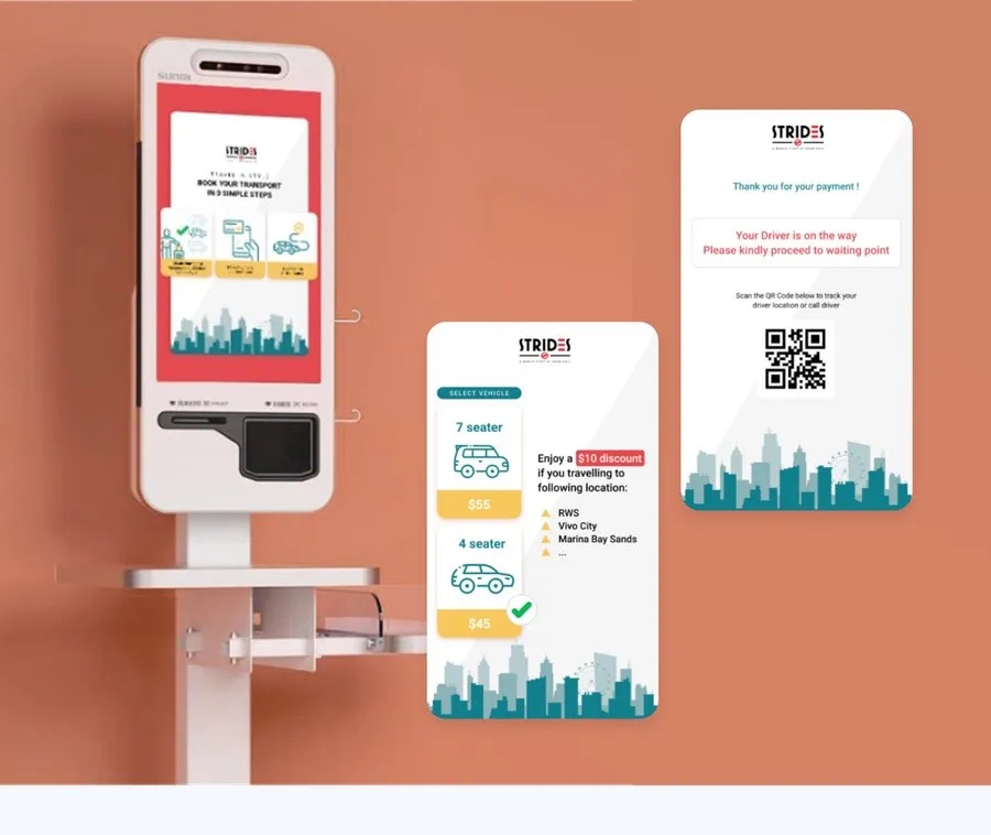 Taxi Booking Kiosk — project screenshot